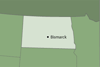North Dakota Map