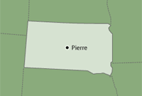 South Dakota Map