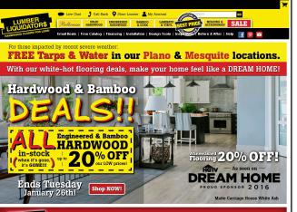 Lumber Liquidators is the largest direct retailer of hardwood flooring in