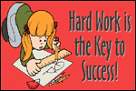 Key to Success Hard Work