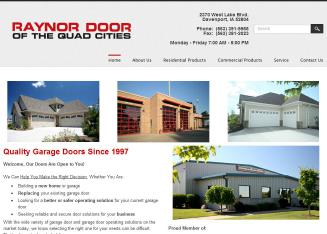 Raynor Door Co Of The Quad Cities 2370 West Lake Blvd Davenport Ia